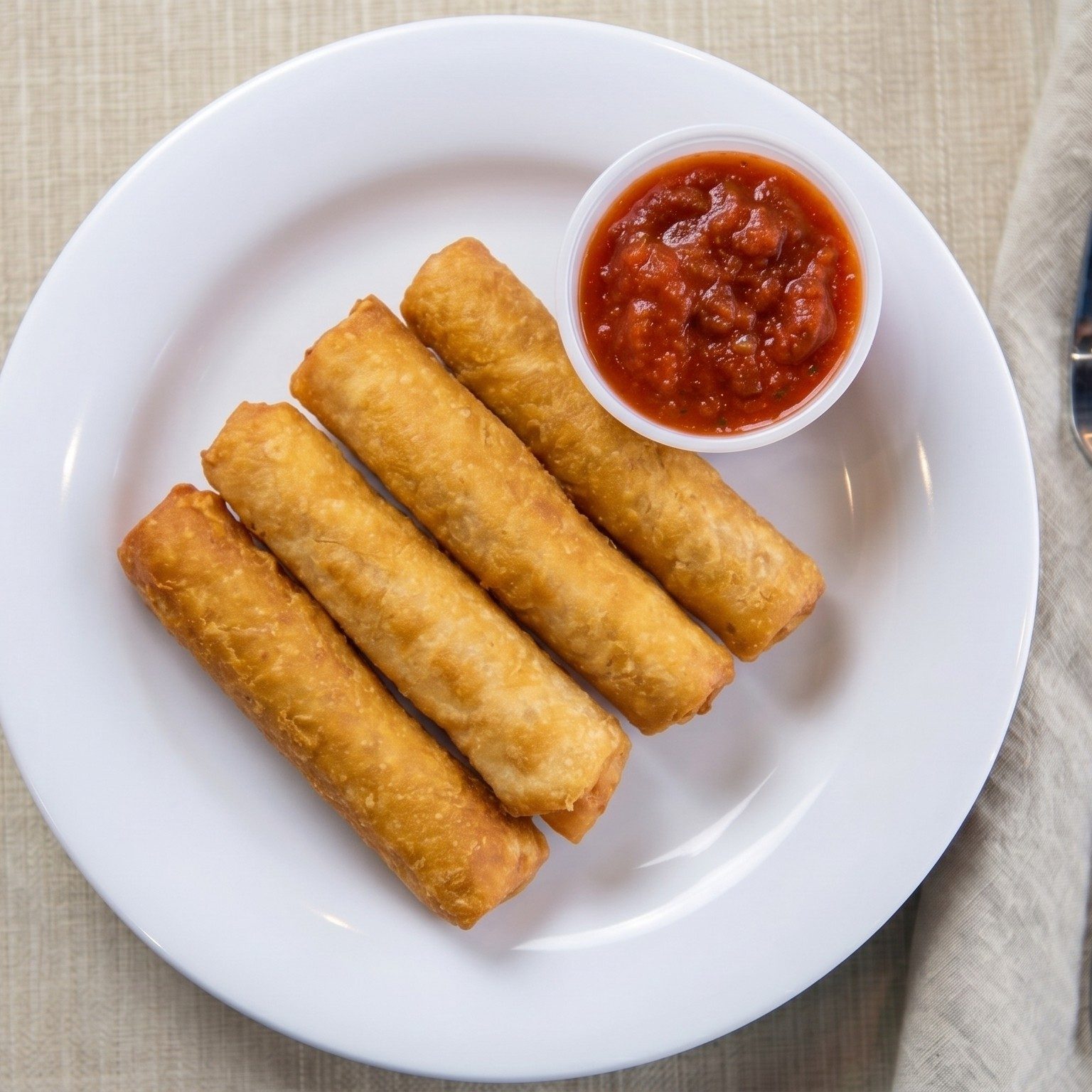 Homemade Wonton Mozzarella Sticks.