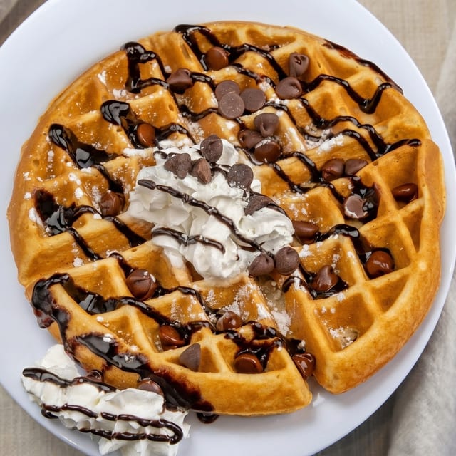 Chocoholic Waffle.