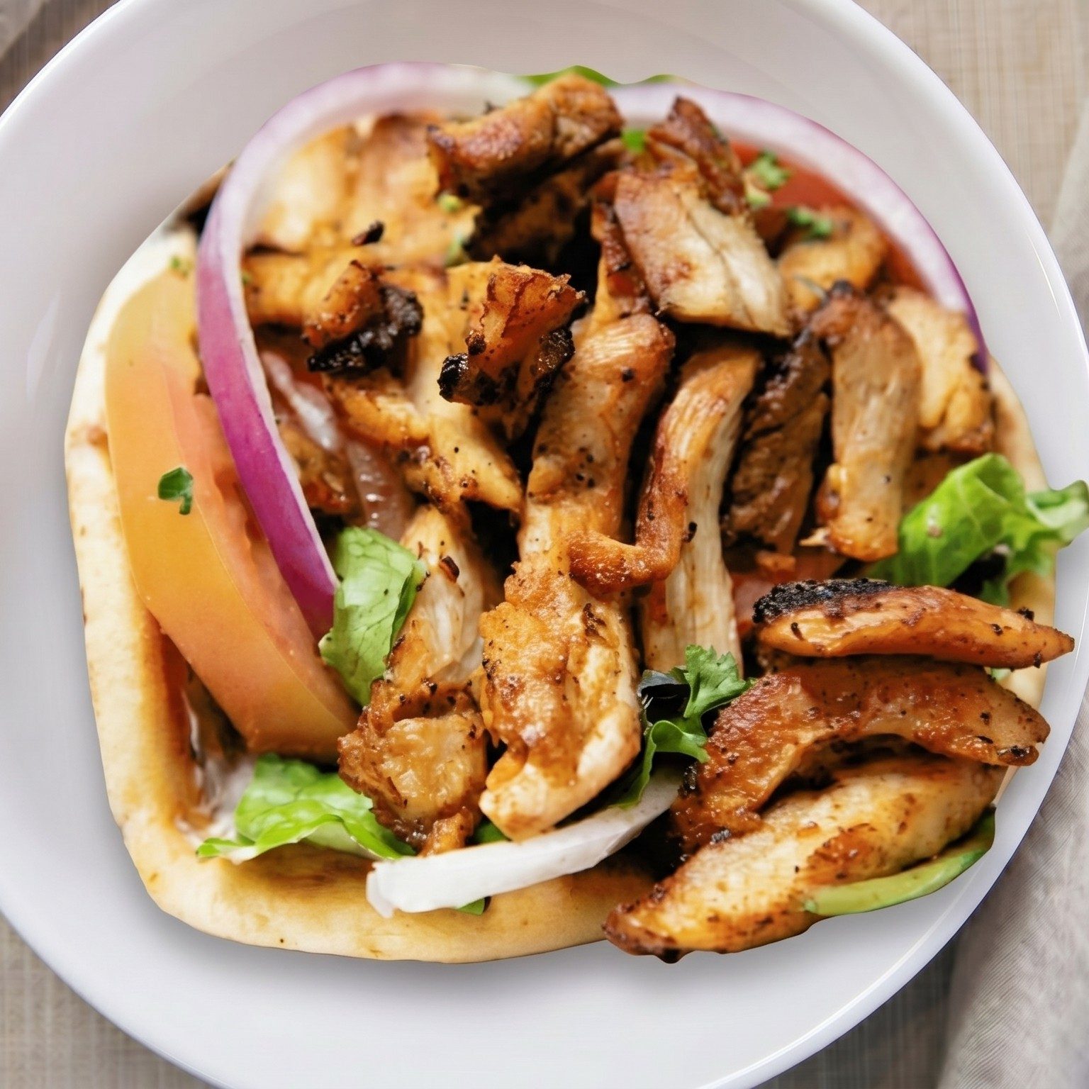 Chicken Gyro Dinner.