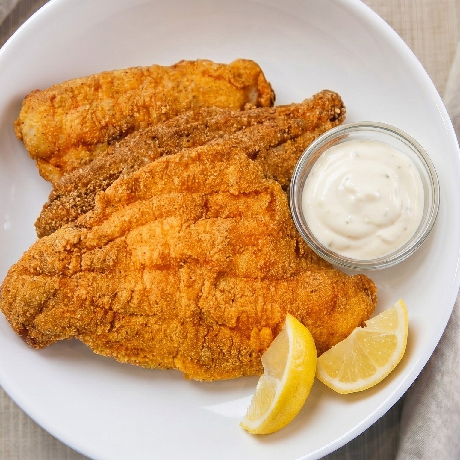 Large Catfish Dinner.