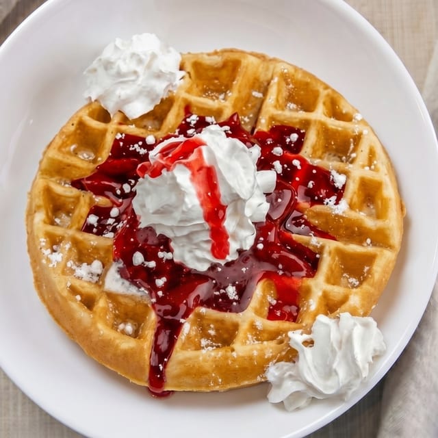 Berry Bliss Waffle.
