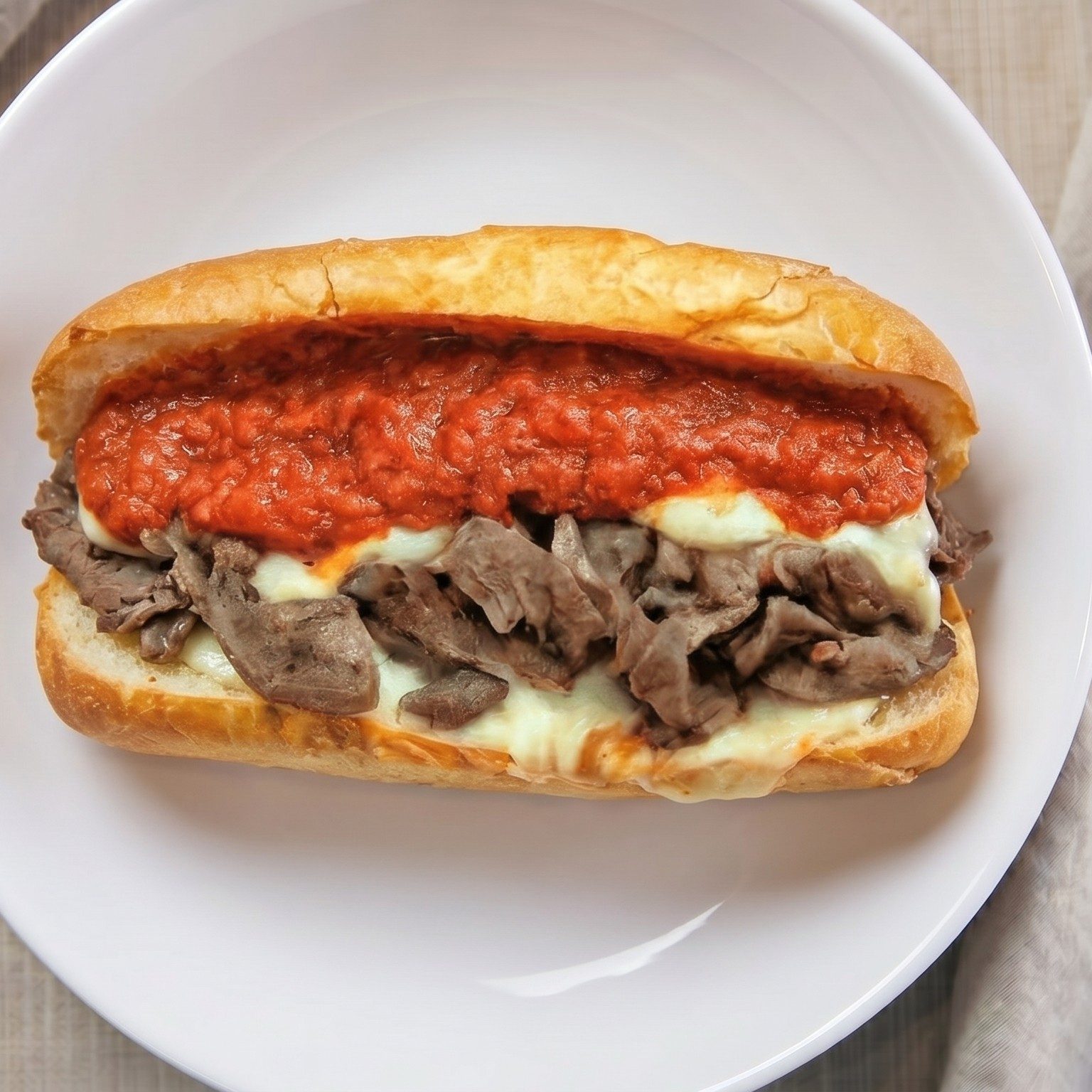 Pizza Cheesesteak.