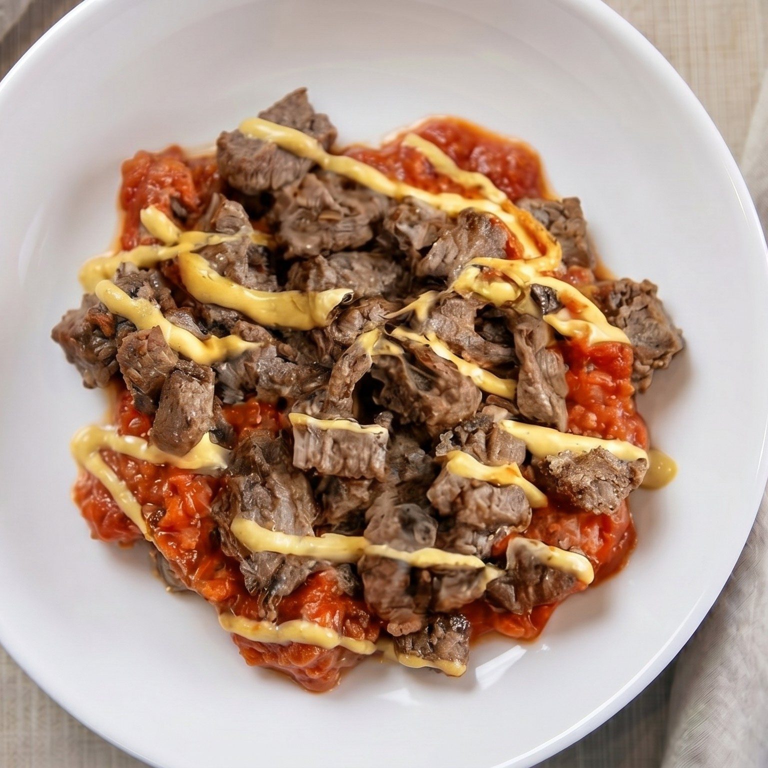Pizza Cheesesteak Fries.