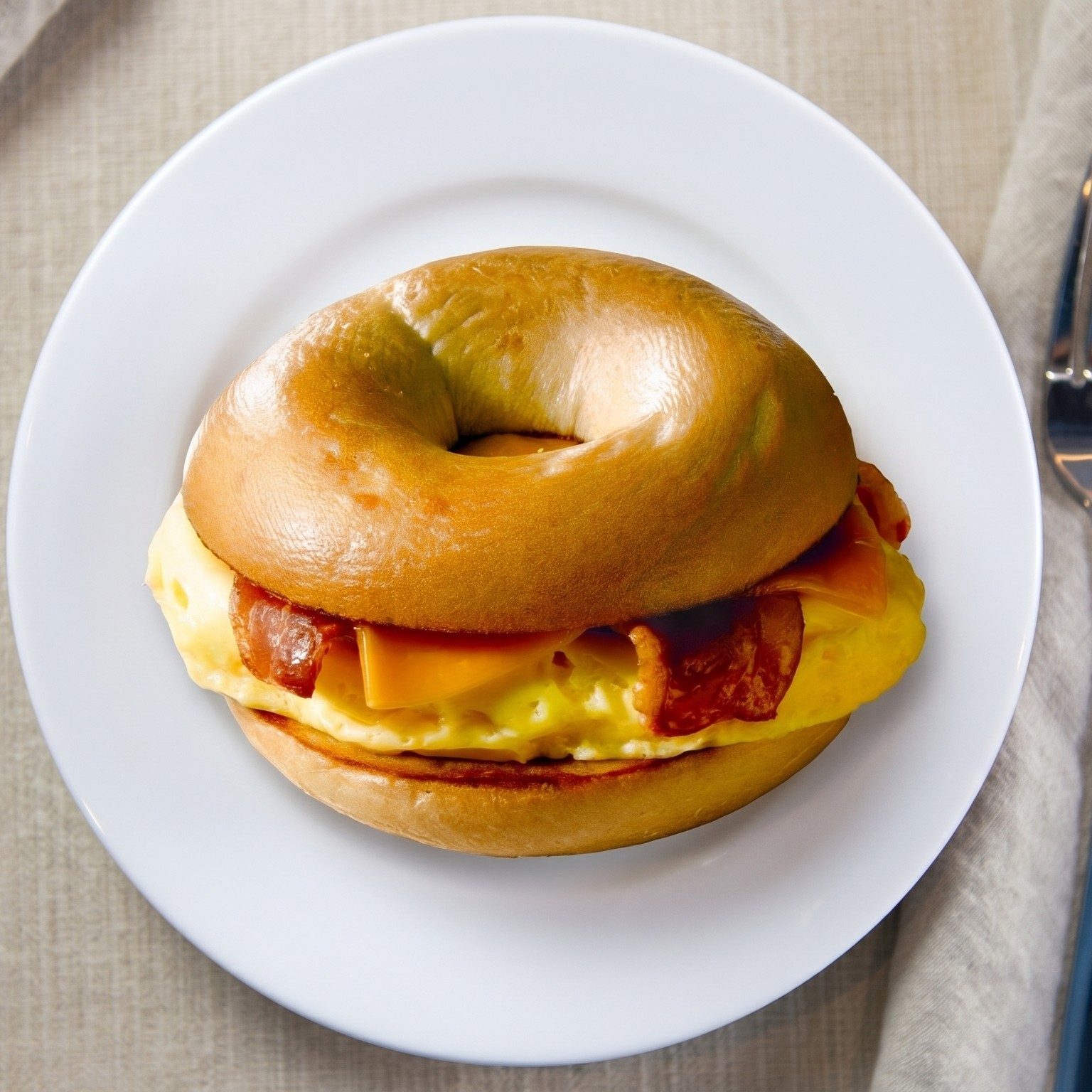 Bacon, Egg & Cheese Bagel.
