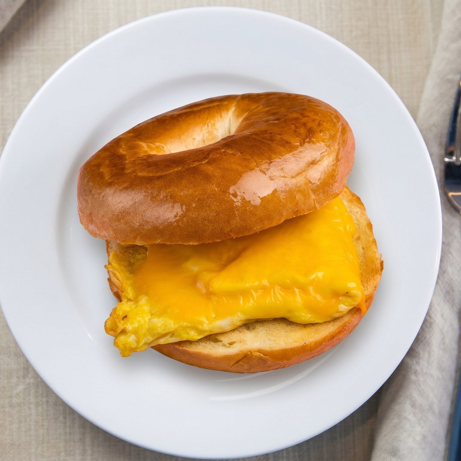 Egg & Cheese Bagel.