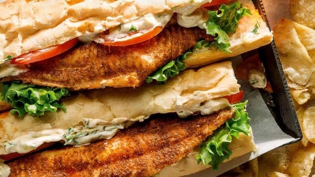 Catfish Sandwich.